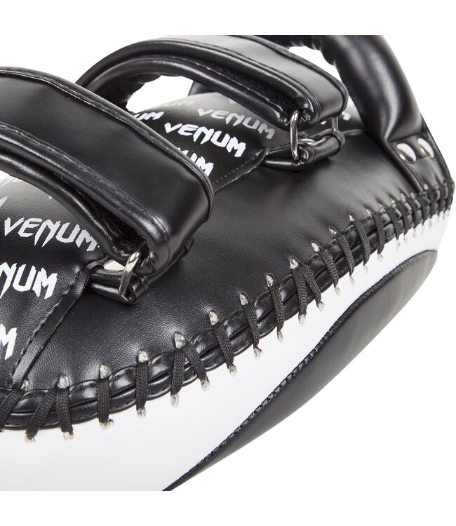 Venum Light Kick Pads Skintex Leer Zwart Wit
