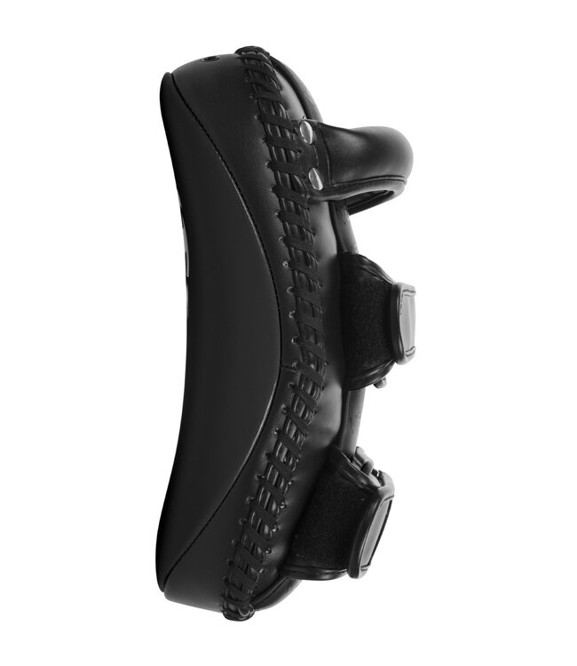 Venum Light Kick Pads Skintex Leather Black on Black