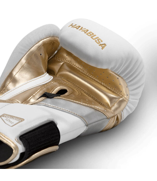 Hayabusa Boxing Gloves T3 White Gold