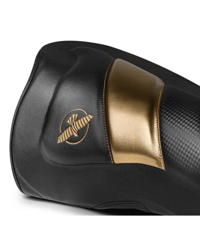 Hayabusa T3 Kickboks Scheenbeschermers Zwart/Goud – Premium Bescherming & Comfort
