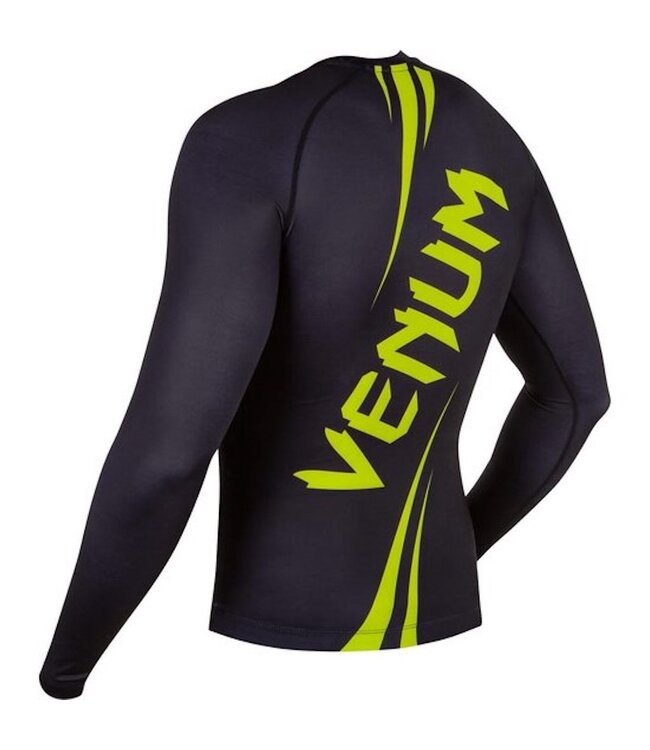 Venum Challenger Rash Guard L/S Zwart Geel