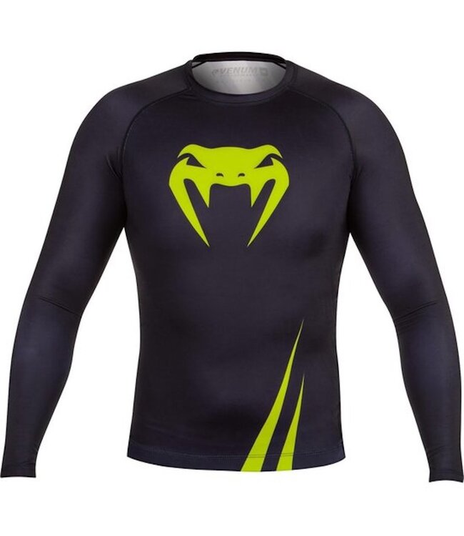 Venum Venum Challenger Rash Guard L/S Zwart Geel