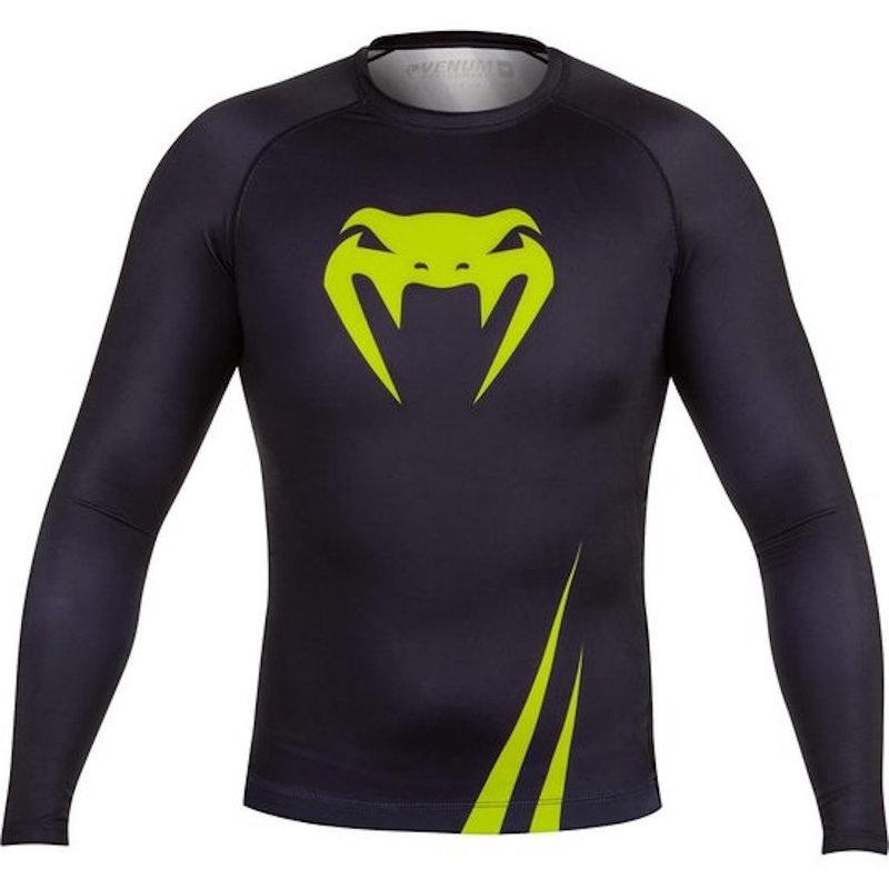 Venum Venum Challenger Rash Guard L/S Zwart Geel