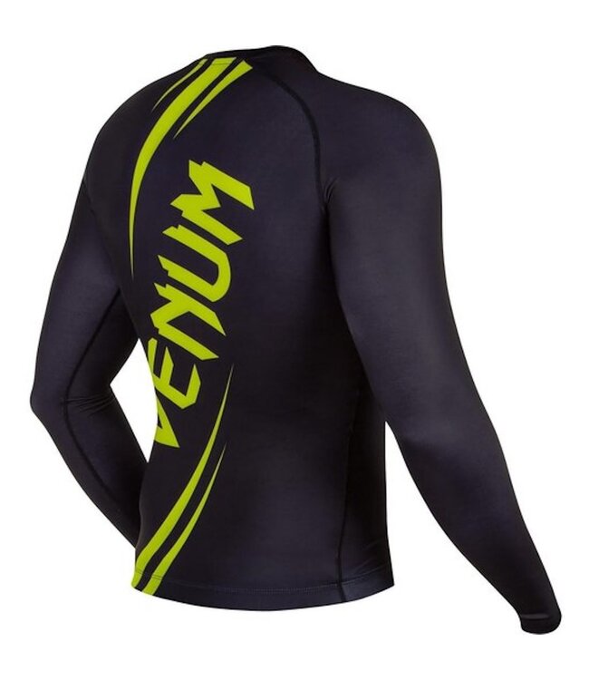 Venum Challenger Rash Guard L/S Black Yellow