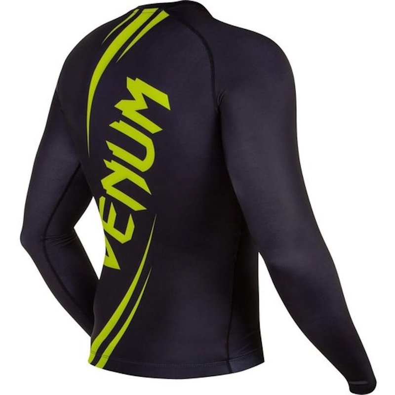 Venum Venum Challenger Rash Guard L/A Schwarz Gelb