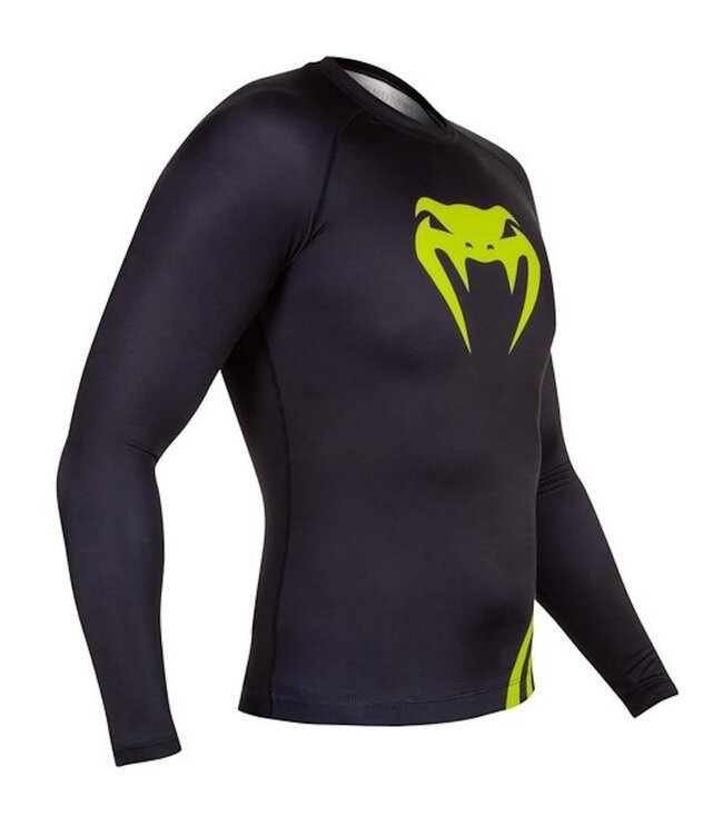 Venum Challenger Rash Guard L/S Black Yellow