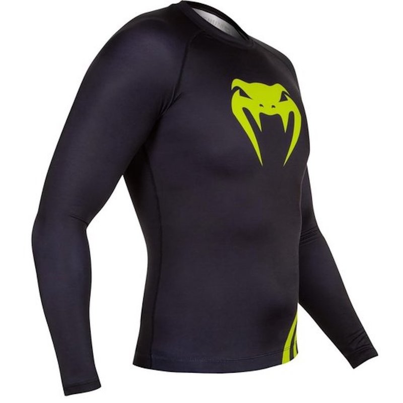 Venum Venum Challenger Rash Guard L/S Black Yellow