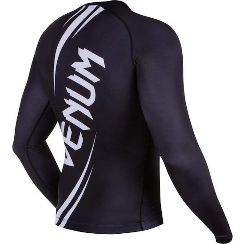 Venum Venum Challenger Rash Guard L/A Schwarz Weiss