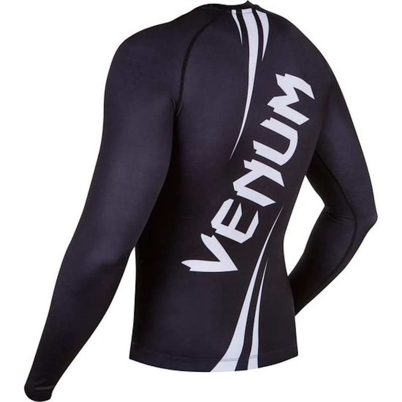 Venum Venum Challenger Rash Guard L/A Schwarz Weiss