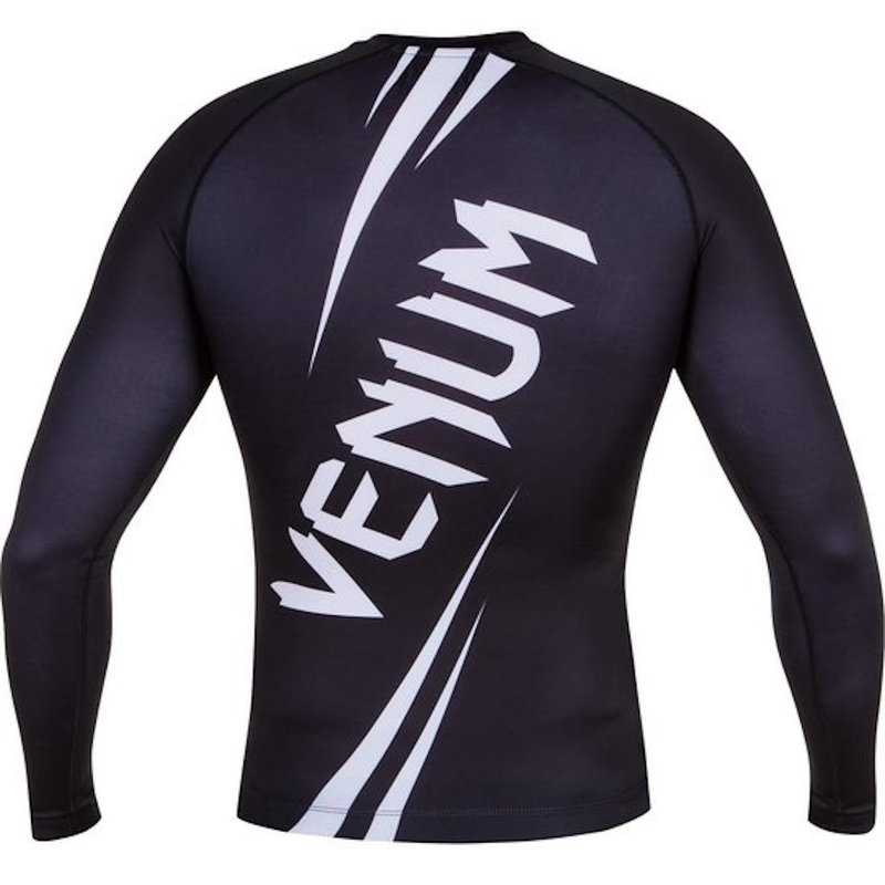 Venum Venum Challenger Rash Guard L/A Schwarz Weiss