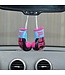PunchR™  Punch Round Mini Carhanger Boxhandschuhe Schwarz Rosa Blau