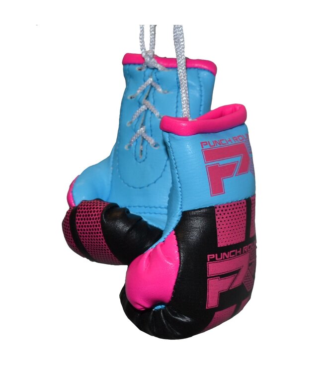 PunchR™  Punch Round Mini Carhanger Boxhandschuhe Schwarz Rosa Blau