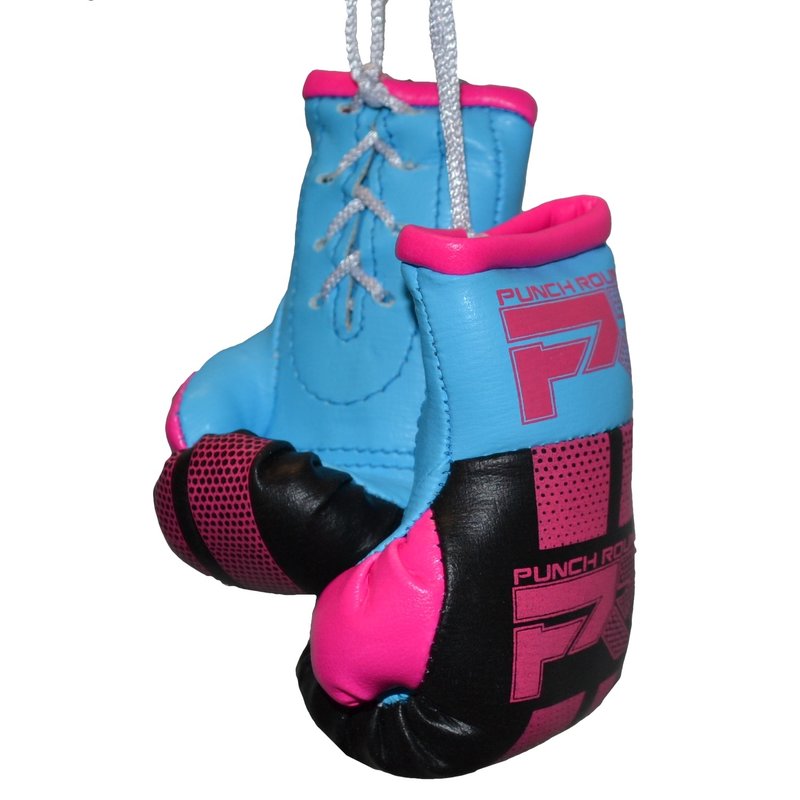 PunchR™  Punch Round Mini Carhanger Bokshandschoenen Zwart Roze Blauw