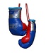 PunchR™  Punch Round Mini Carhanger Bokshandschoenen Blauw Zilver Rood