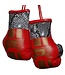 PunchR™  Punch Round Mini Carhanger Bokshandschoenen Snake Red Gold