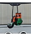 PunchR™  Punch Round Mini Carhanger Bokshandschoenen Zwart Groen Oranje