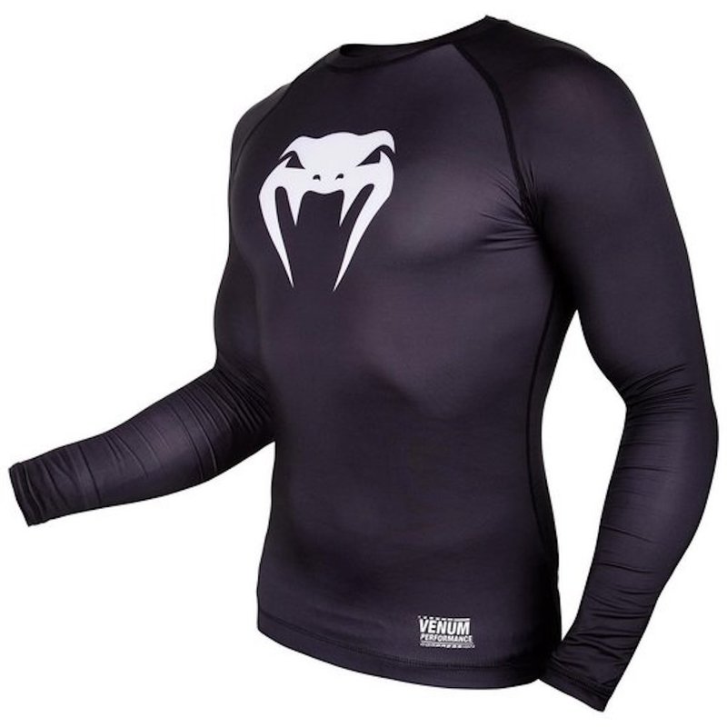 Venum Venum Contender 3.0 Compressie T-shirts L/S Zwart Wit