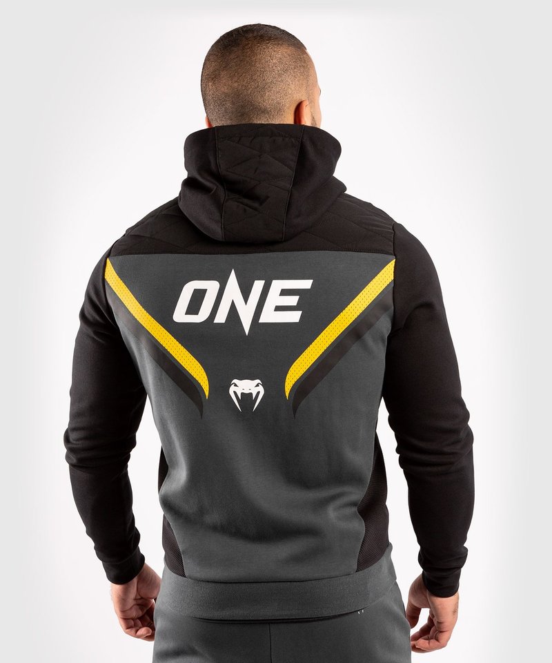 Venum Venum ONE FC Impact Hoody Grey Yellow