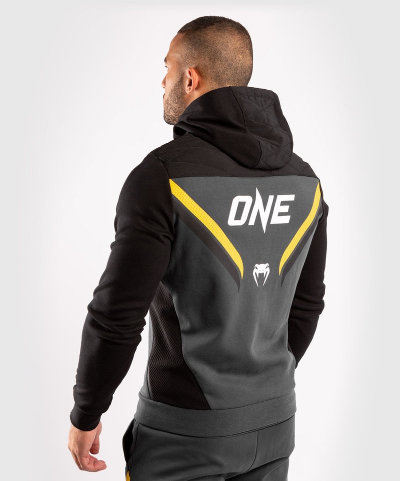 ONE Walkout Zip Hoodie (White), ONE Championship – ONE.SHOP Thailand