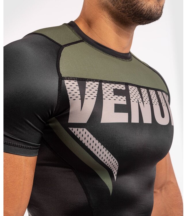Venum ONE FC Impact Rashguard S/S Zwart Kaki