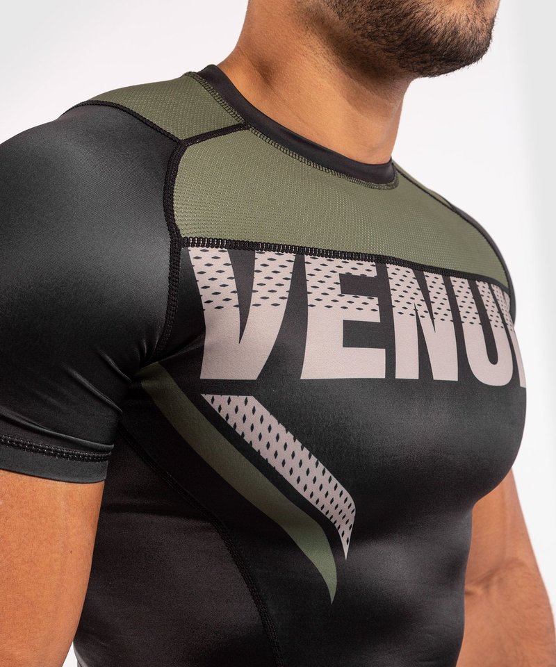 Venum Venum ONE FC Impact Rashguard S/S Black Khaki