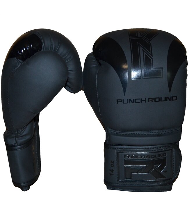 PunchR™  Punch Round SLAM Boxhandschuhe Schwarz Schwarz