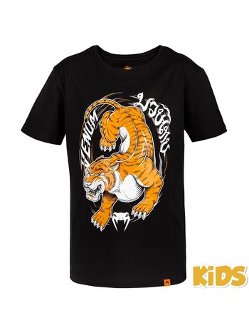 Venum Venum Tiger King Kids T Shirt Black