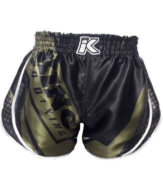 King Pro Boxing King Stormking 1 Muay Thai Kickboks Broekje Zwart Groen