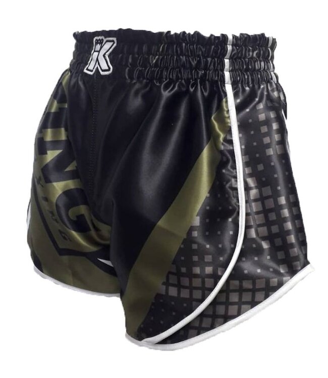 King Stormking 1 Muay Thai Kickboxshorts Schwarz Grün