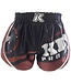 King Stormking 2 Muay Thai Kickbox shorts Schwarz Brau