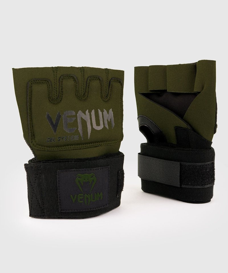 Venum Venum Kontact Gel Glove Wraps Khaki Zwart