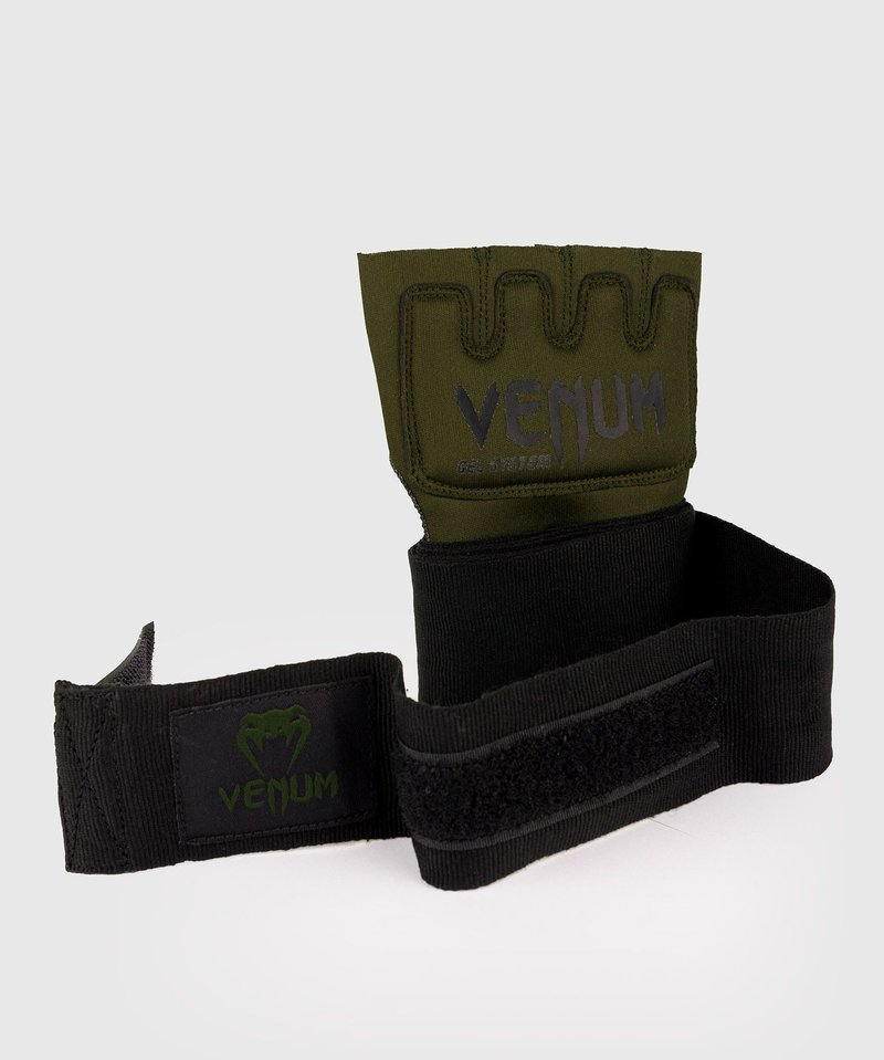 Venum Venum Kontact Gel Glove Wraps Khaki Black