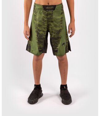 Venum Venum Trooper Kids Fightshorts Forest Camo Black