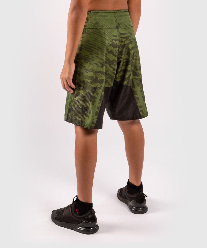 Venum Venum Trooper Kids Fightshorts Forest Camo Black