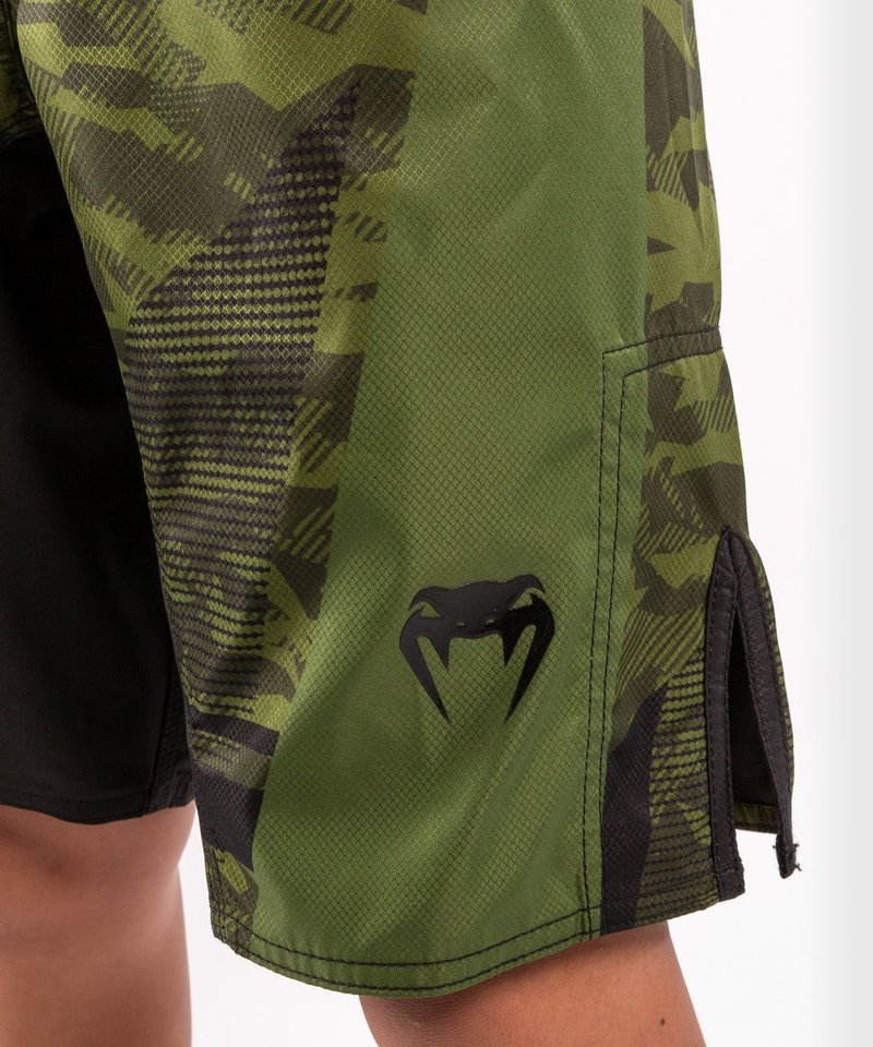 Venum Venum Trooper Kids Fightshorts Forest Camo Zwart