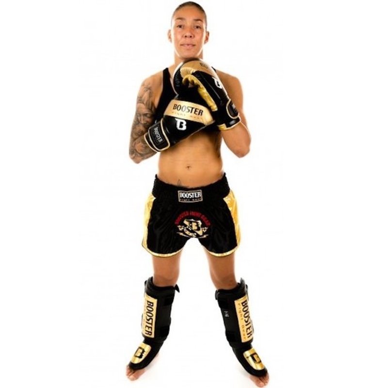 Booster Booster Muay Thai Short TBT Pro 4.4 Black Gold Kickboxing Shorts
