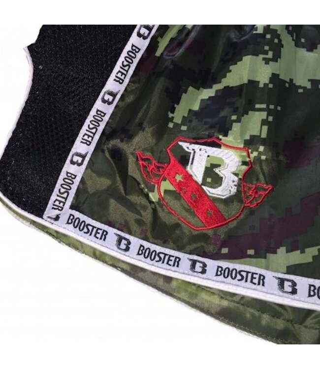 Booster Muay Thai Short TBT Pro 4.22 Camo Green Kickboxing Shorts
