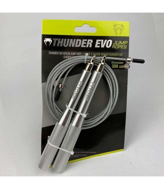 Venum Venum Thunder Evo Jump Rope Jump Rope Silver Venum Home Training