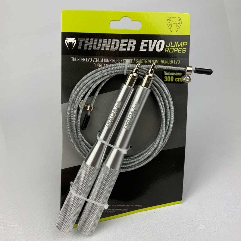 Venum Venum Thunder Evo Jump Rope Jump Rope Silver Venum Home Training