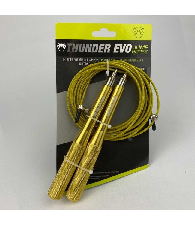 Venum Thunder Evo Jump Rope Springseil Gold