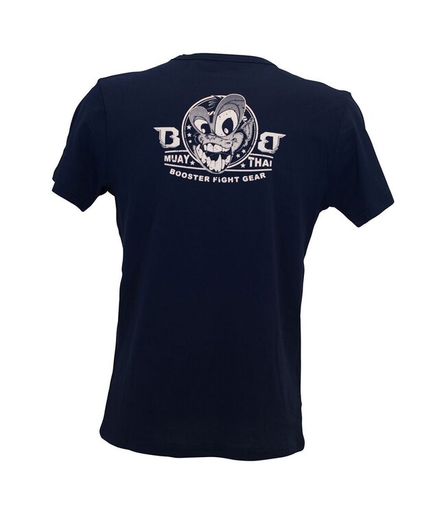 Booster Warrior Monkey T Shirt Navy Blauw