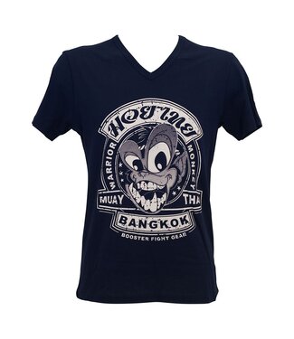 Booster Booster Warrior Monkey T Shirt Navy Blauw