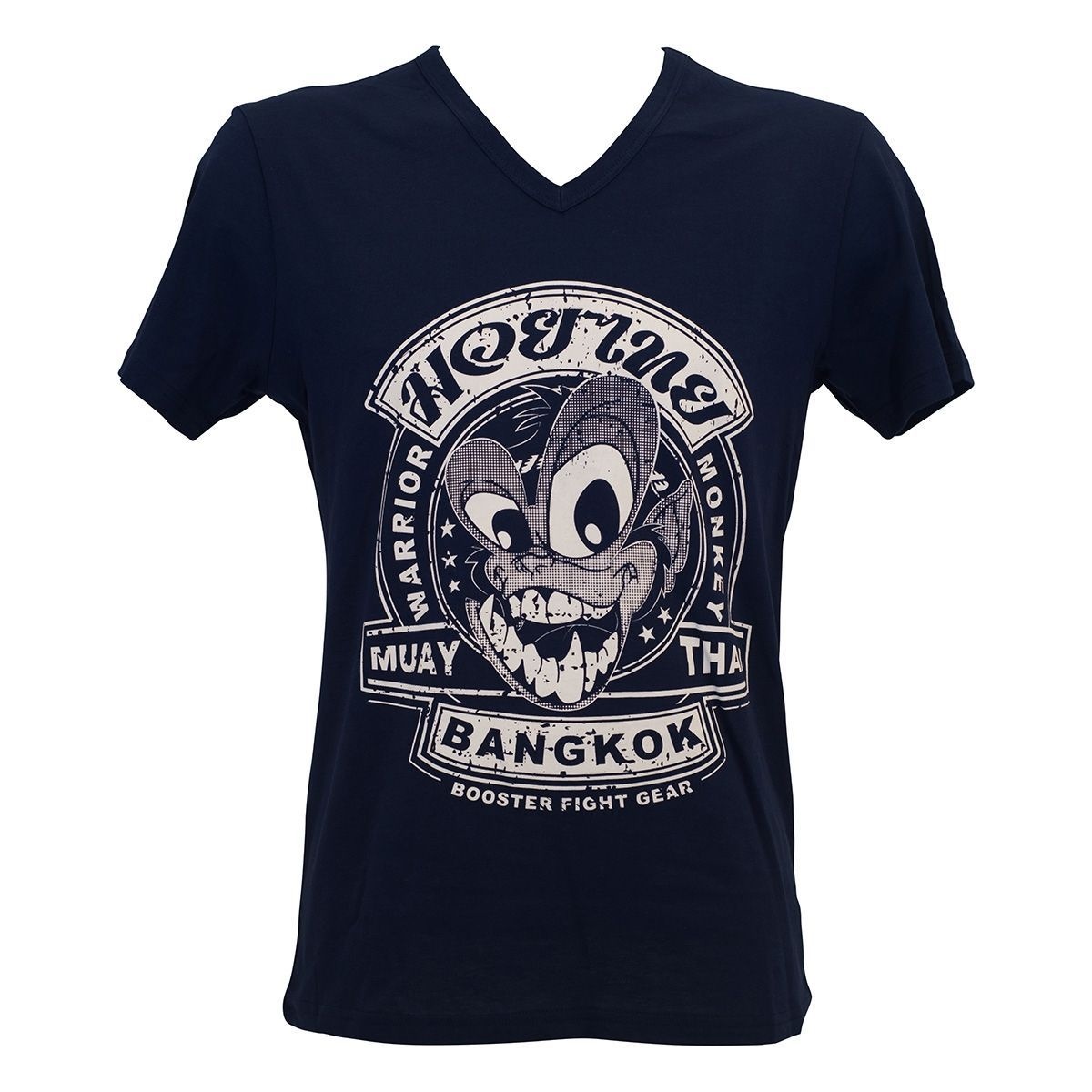 Booster Warrior Monkey T Shirt Navy Blue FIGHTWEAR SHOP EUROPE