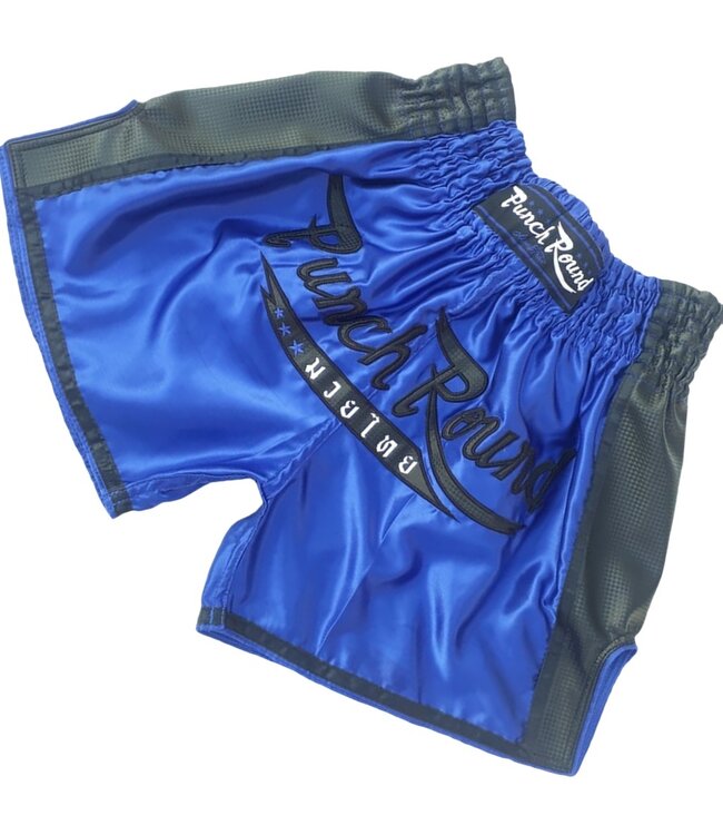 Punch Round™ FTX Muay Thai Short Blue Black