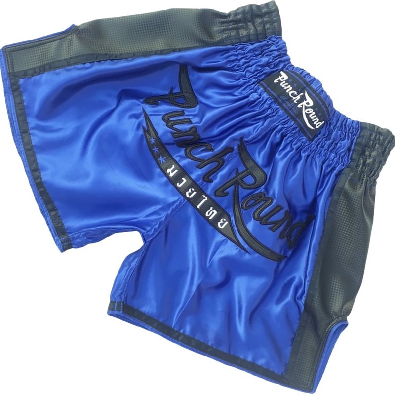 PunchR™  Punch Round™ FTX Muay Thai Short Blue Black