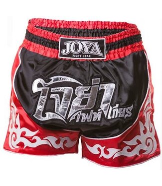 JOYAGEAR Joya Muay Thai Kickboxing Short 55 Black Red