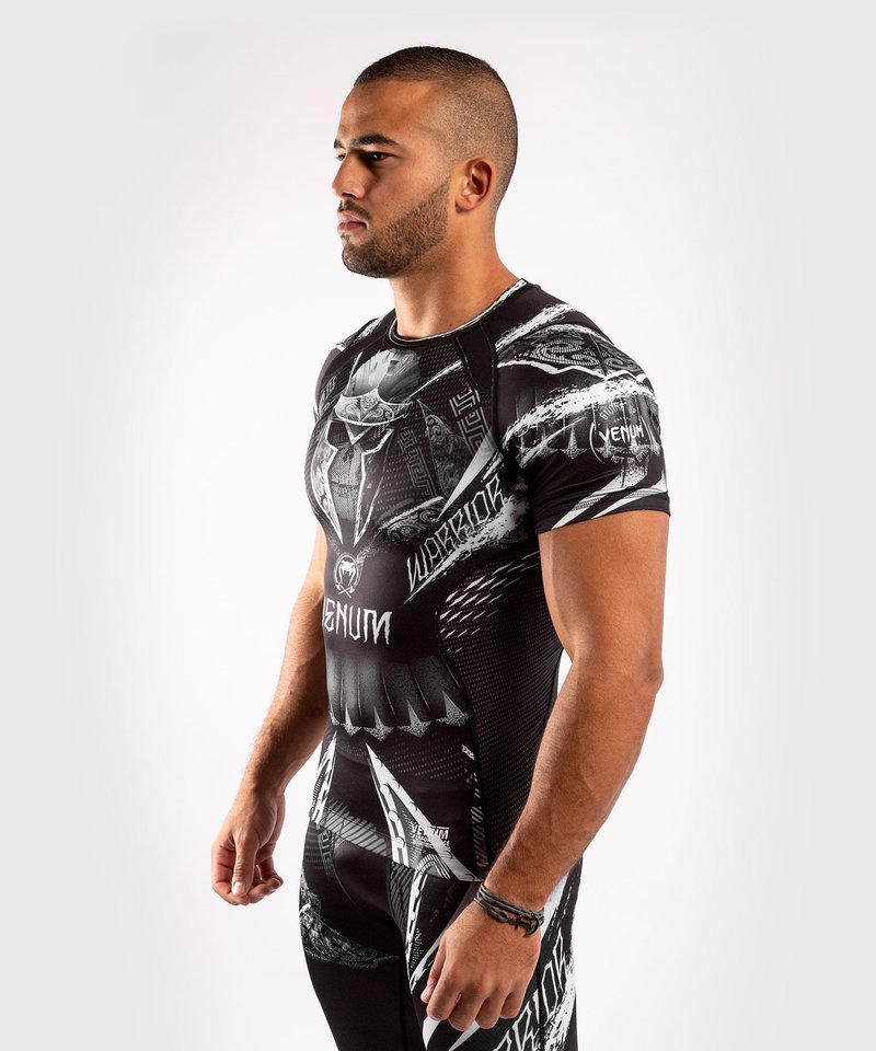 Venum Venum GLDTR 4.0 Rash Guard Black White