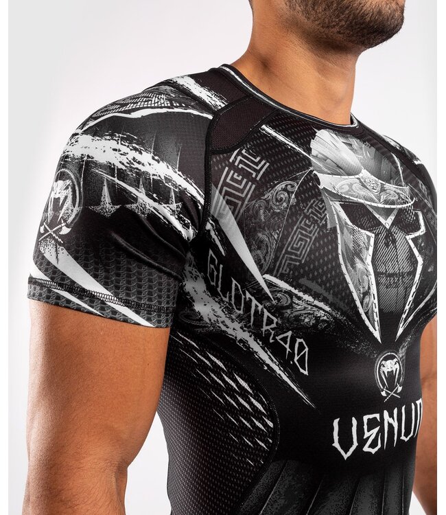 Venum GLDTR 4.0 Rash Guard Schwarz Weiß