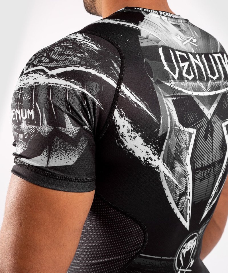 Venum Venum GLDTR 4.0 Rash Guard Black White