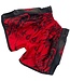 PunchR Sak Yant Tiger Muay Thai Shorts Red Black